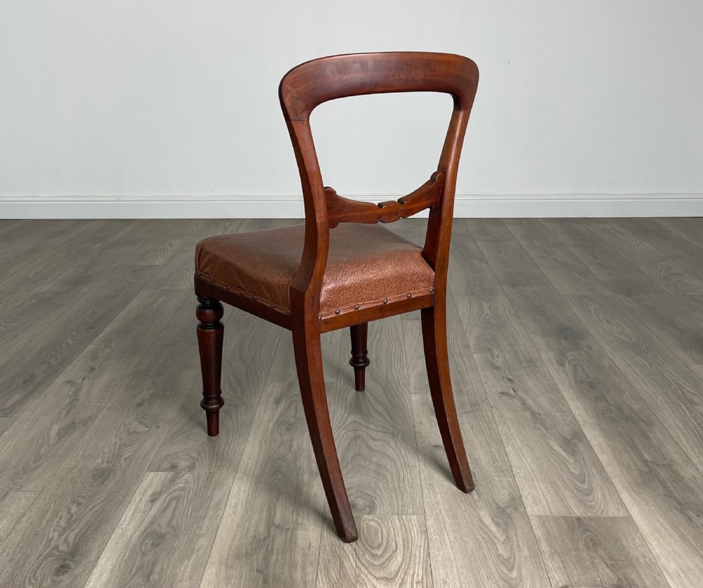 Antique 19th Century Set Of 6 Dining Chairs In Mahogany  View III