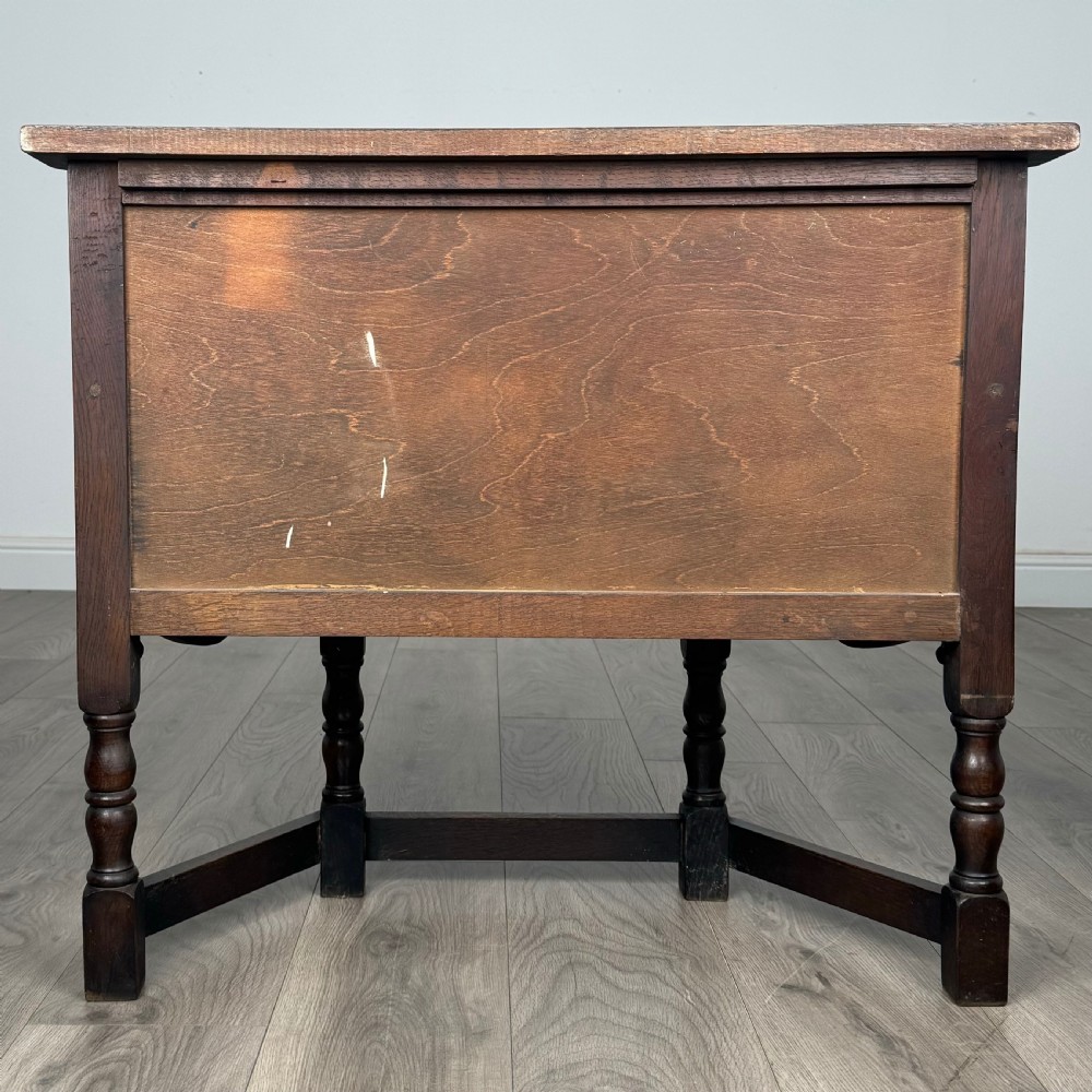 Antique Small 20th Century Old Charm Cupboard In Oak  View V
