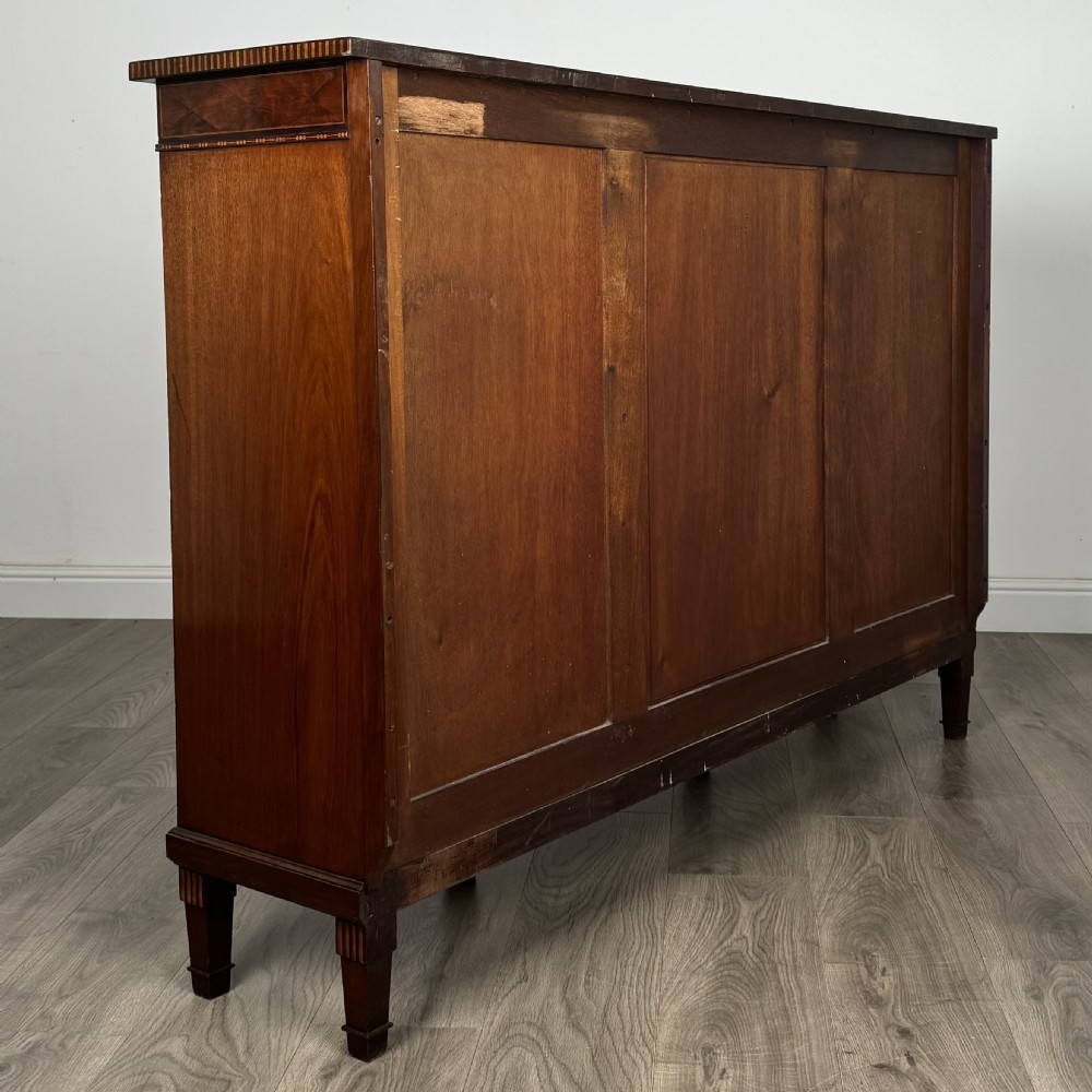  Antique Late 19th Century Inlaid Display Cabinet In Mahogany 
 View VI