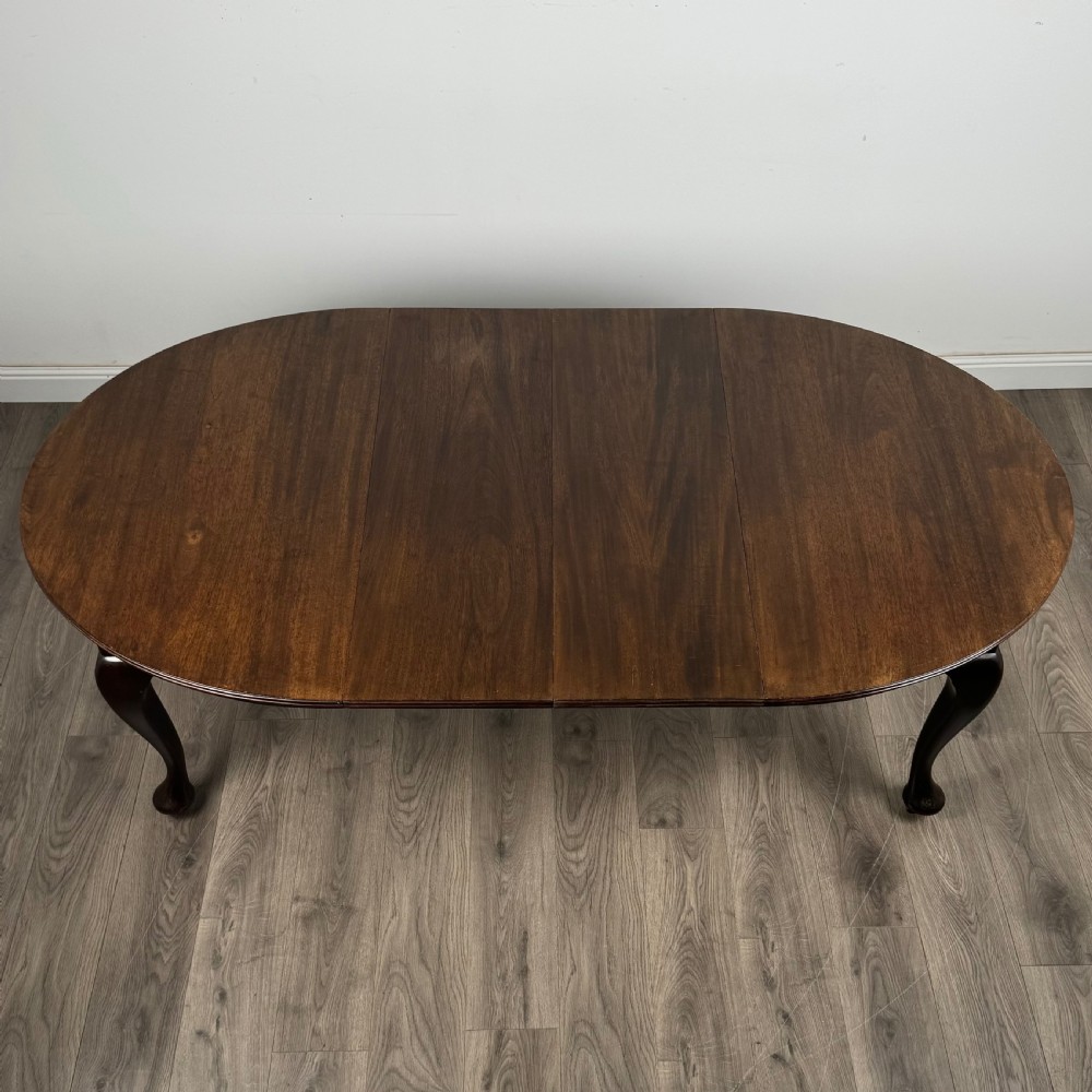 Antique 20th Century Queen Anne Style Dining Table View VI
