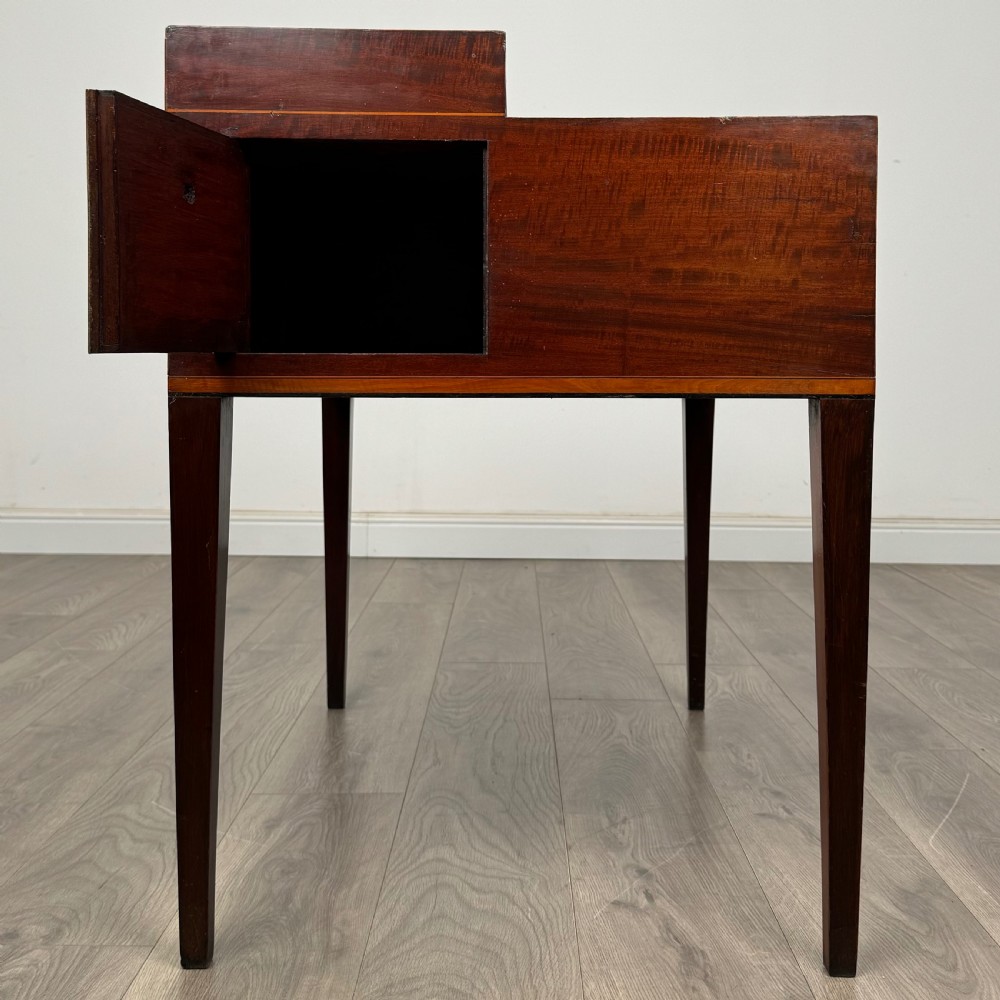 Antique Early 19th Century Writing Table In Mahogany View IX