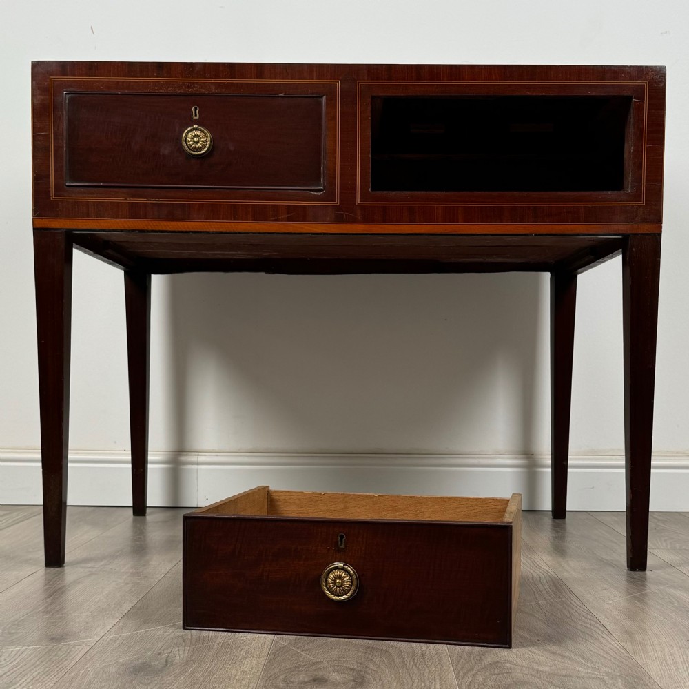 Antique Early 19th Century Writing Table In Mahogany View XII