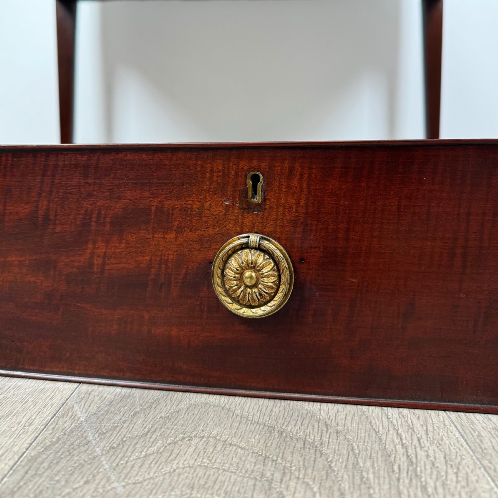 Antique Early 19th Century Writing Table In Mahogany View XIII