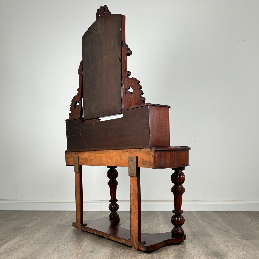  Antique 19th Century Dutchess Dressing Table In Mahogany View XVI