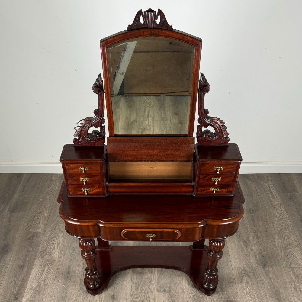  Antique 19th Century Dutchess Dressing Table In Mahogany View XIX