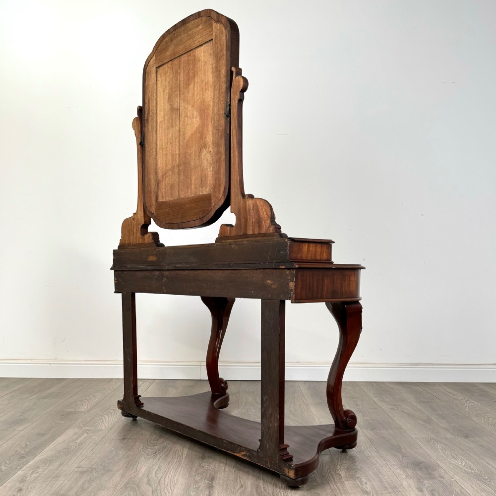 Antique 19th Century Dutchess Dressing Table In Mahogany View VI