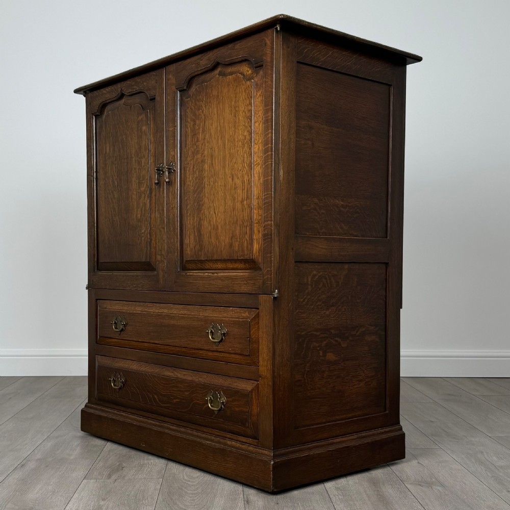 Antique 20th Century Cupboard In Oak  View III