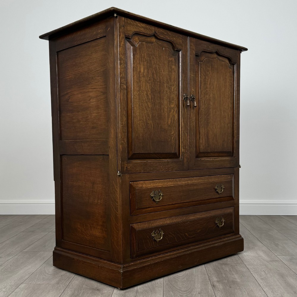 Antique 20th Century Cupboard In Oak  View IX