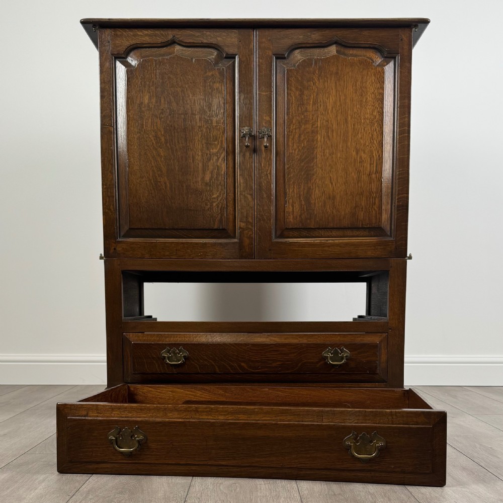 Antique 20th Century Cupboard In Oak  View XI