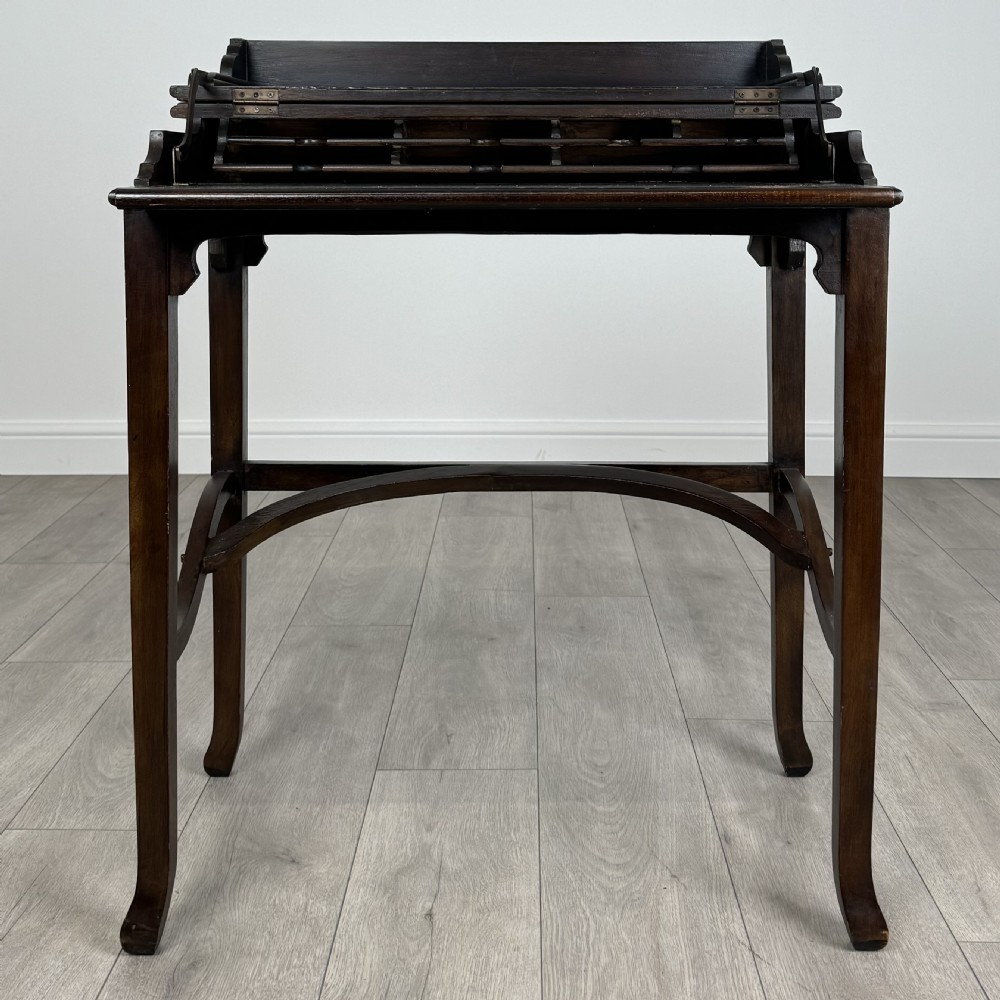  Antique 20th Century Unusual Desk In Mahogany