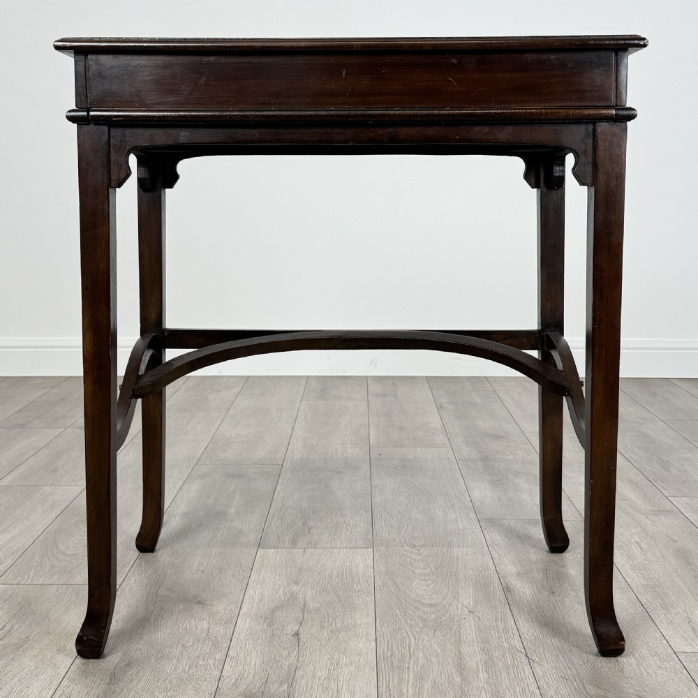  Antique 20th Century Unusual Desk In Mahogany View II