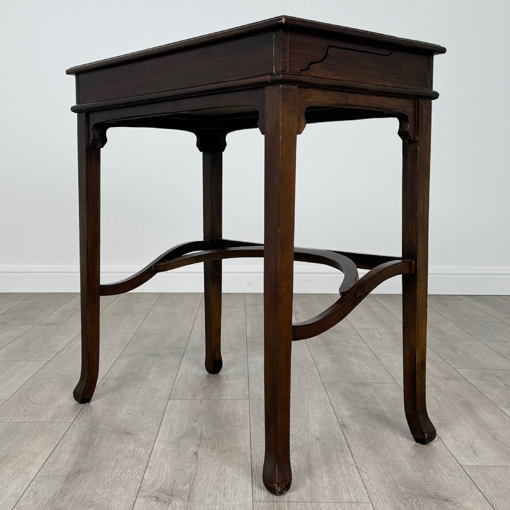  Antique 20th Century Unusual Desk In Mahogany View III