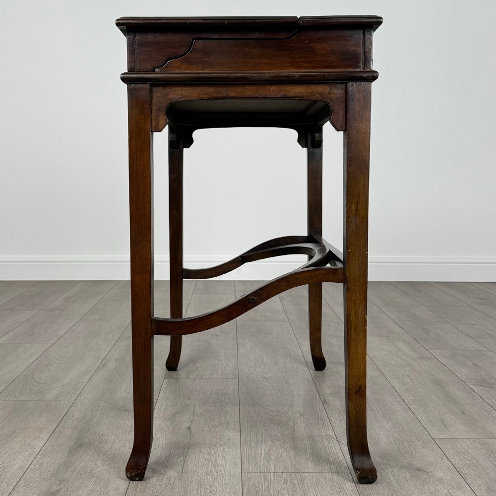  Antique 20th Century Unusual Desk In Mahogany View IV
