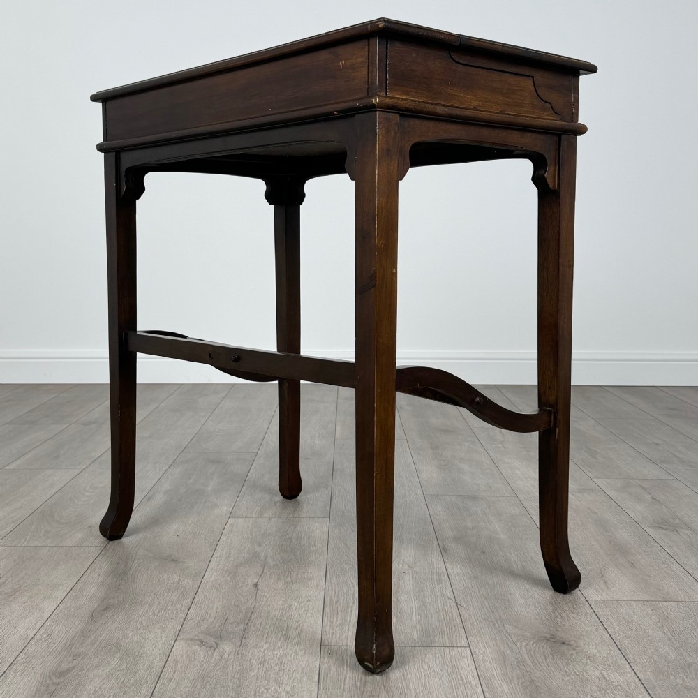  Antique 20th Century Unusual Desk In Mahogany View V
