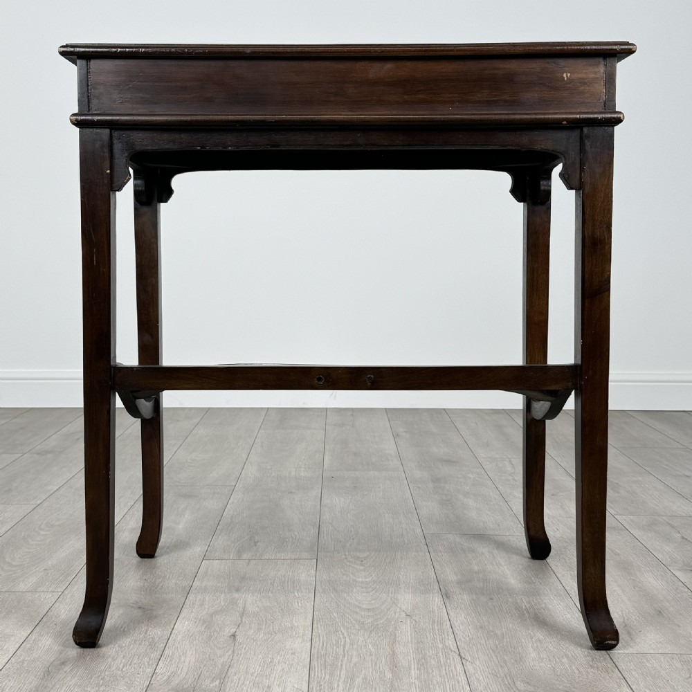  Antique 20th Century Unusual Desk In Mahogany View VI