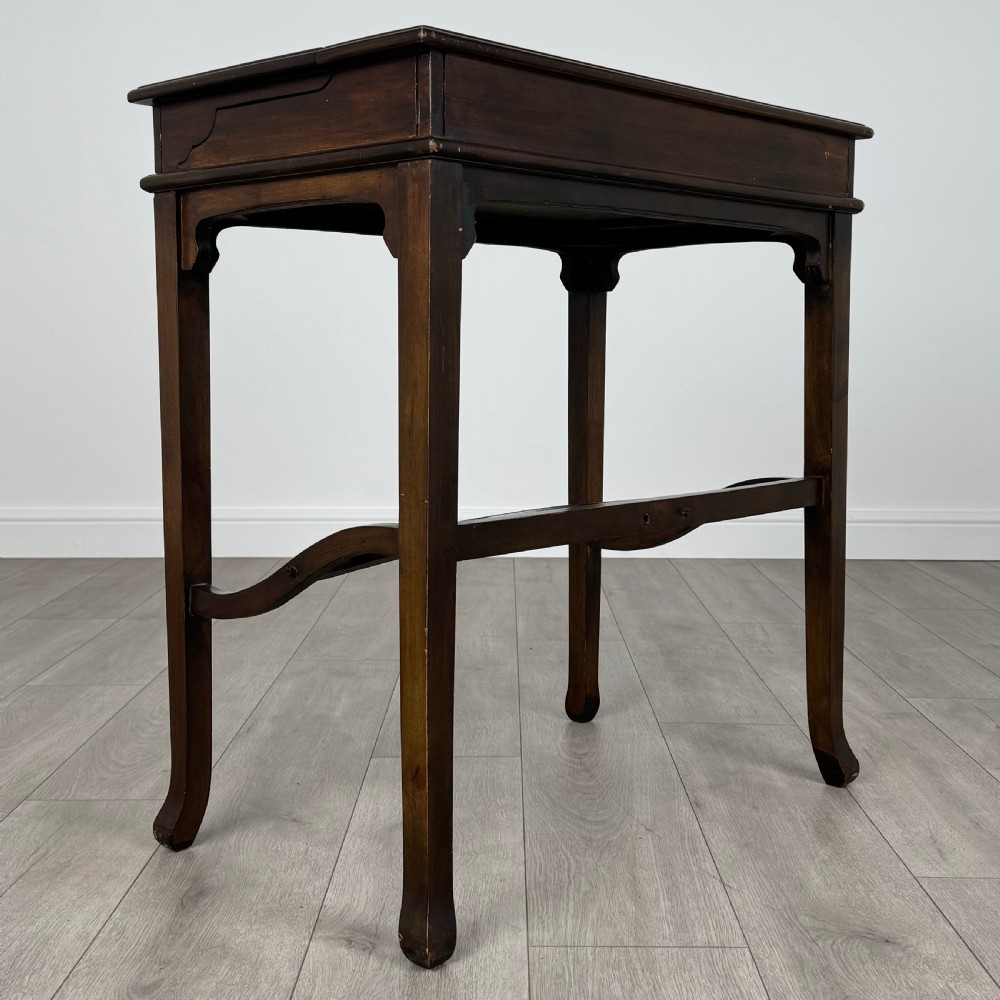  Antique 20th Century Unusual Desk In Mahogany View VII