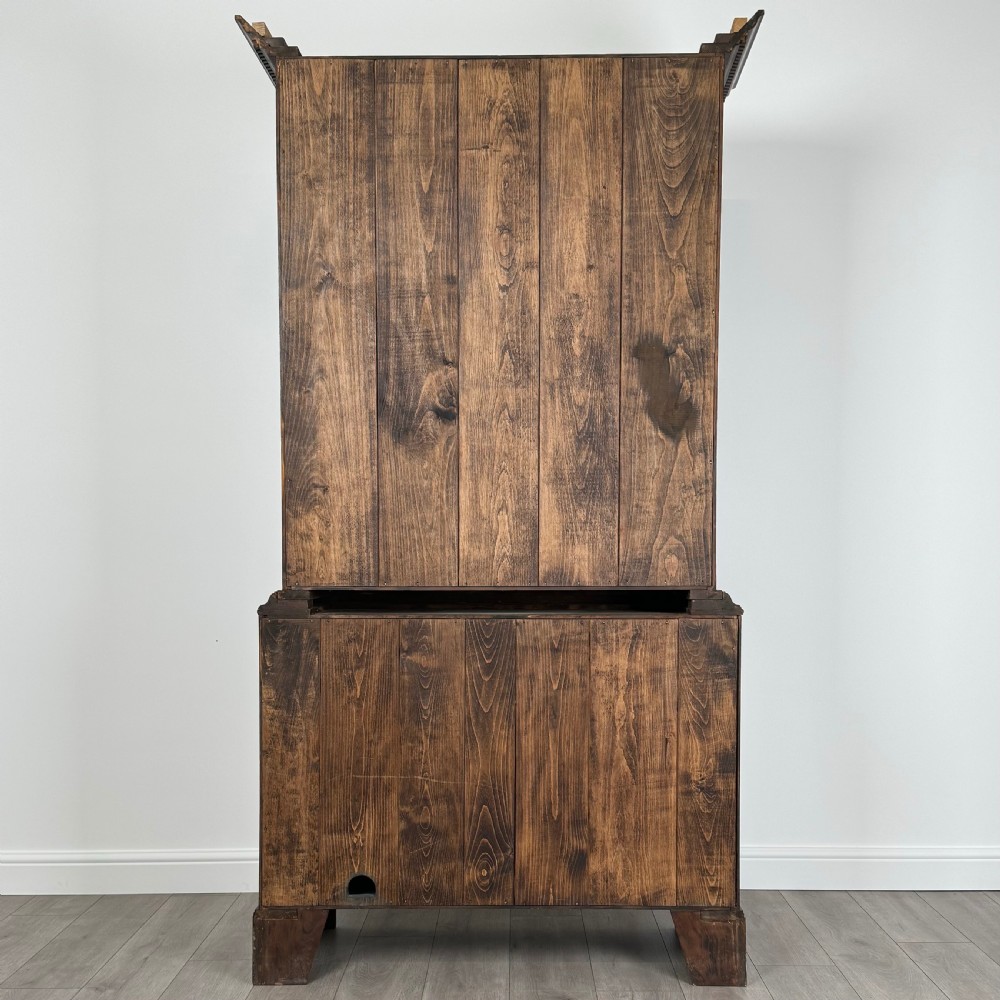 Antique 20th Century Georgian Style Cupboard In Fruitwood View VI
