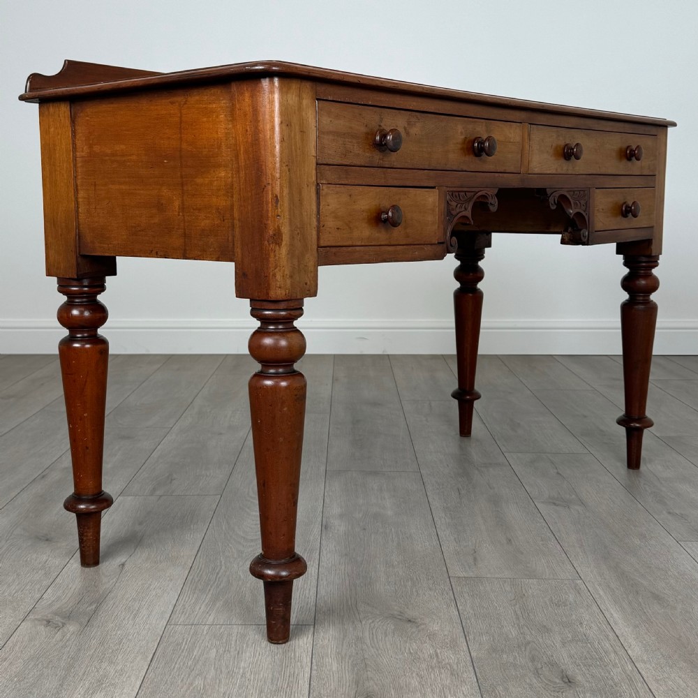  Antique 19th Century Mahogany Writing Table Of Fine Quality View VIII