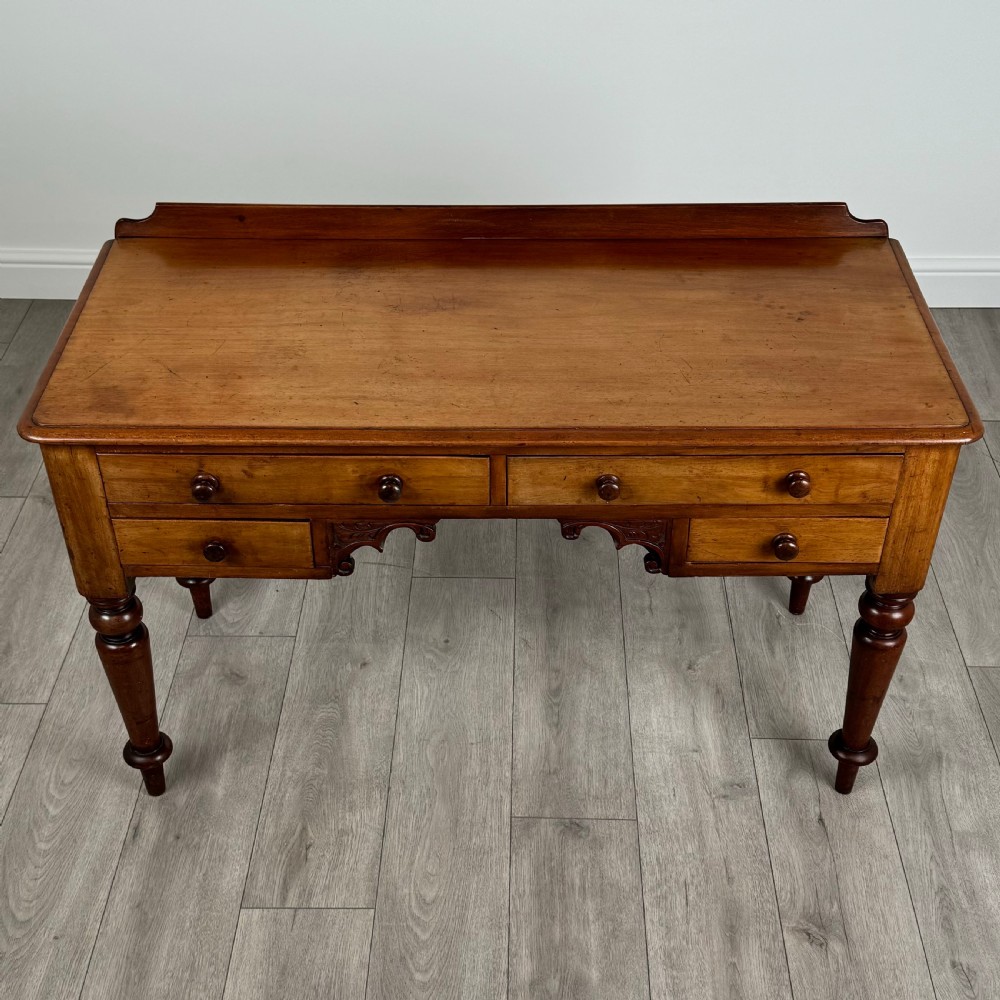  Antique 19th Century Mahogany Writing Table Of Fine Quality View IX