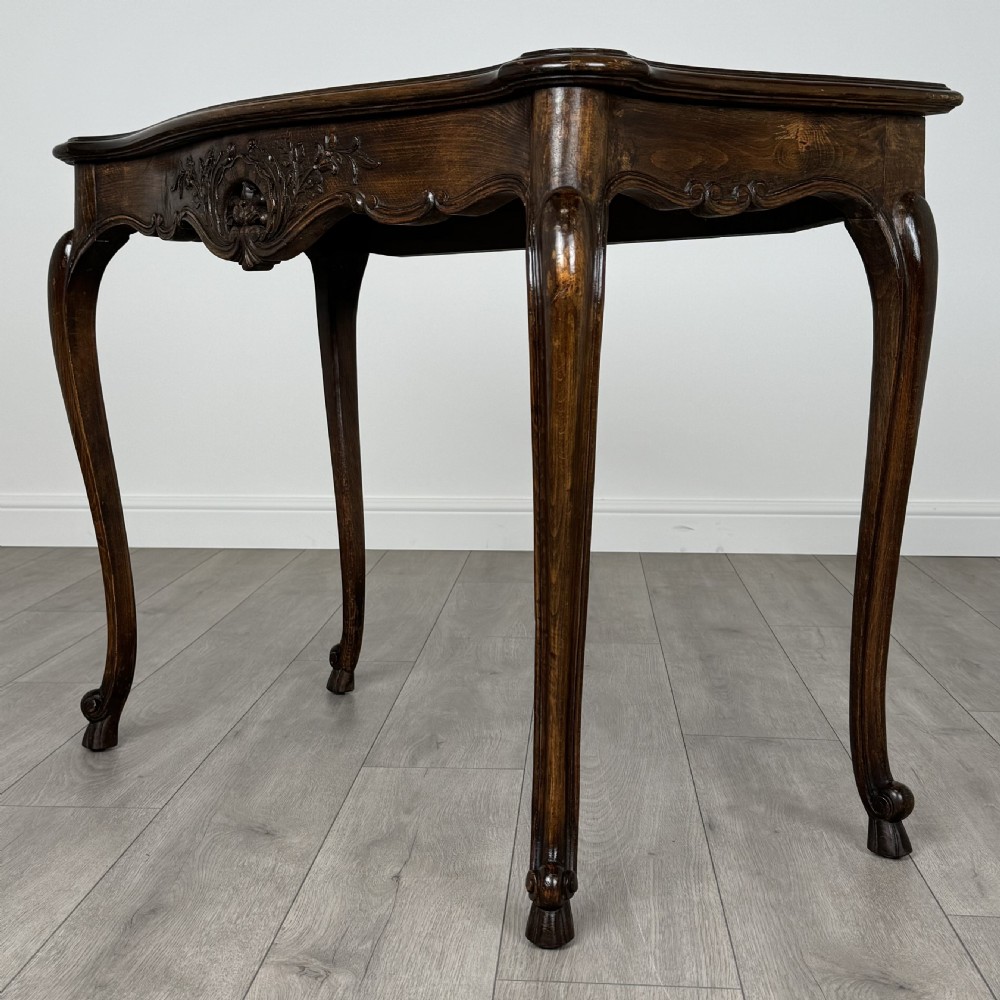 Antique 20th Century Side Table In Mahogany View II