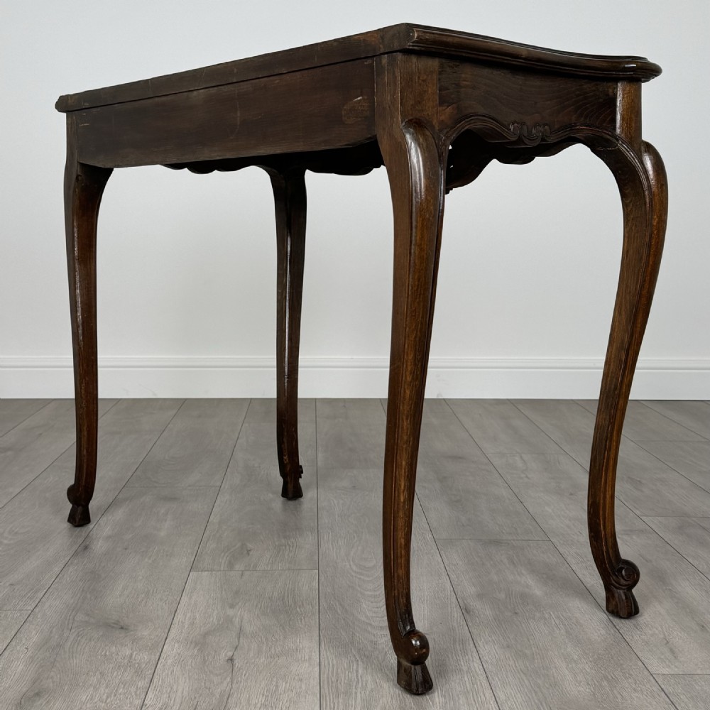 Antique 20th Century Side Table In Mahogany View VII