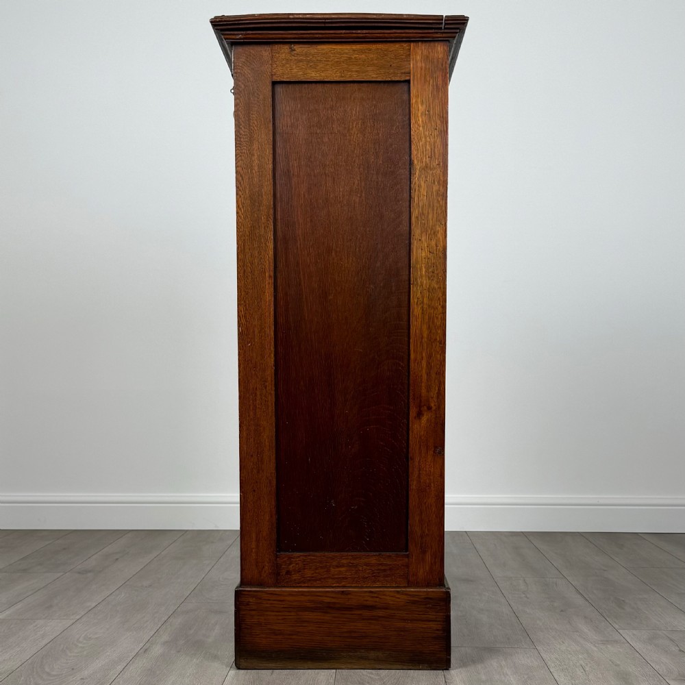 Antique 20th Century Tambour Cabinet In Oak View IV