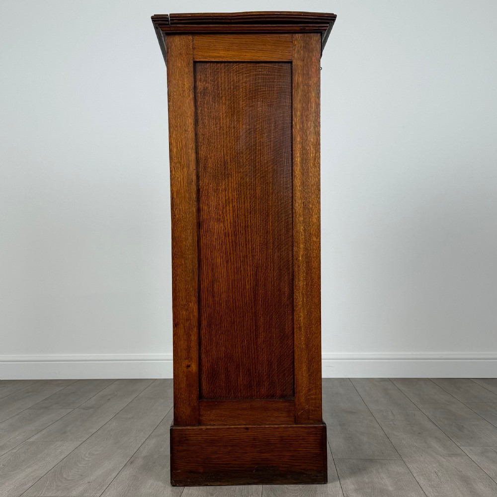 Antique 20th Century Tambour Cabinet In Oak View VIII