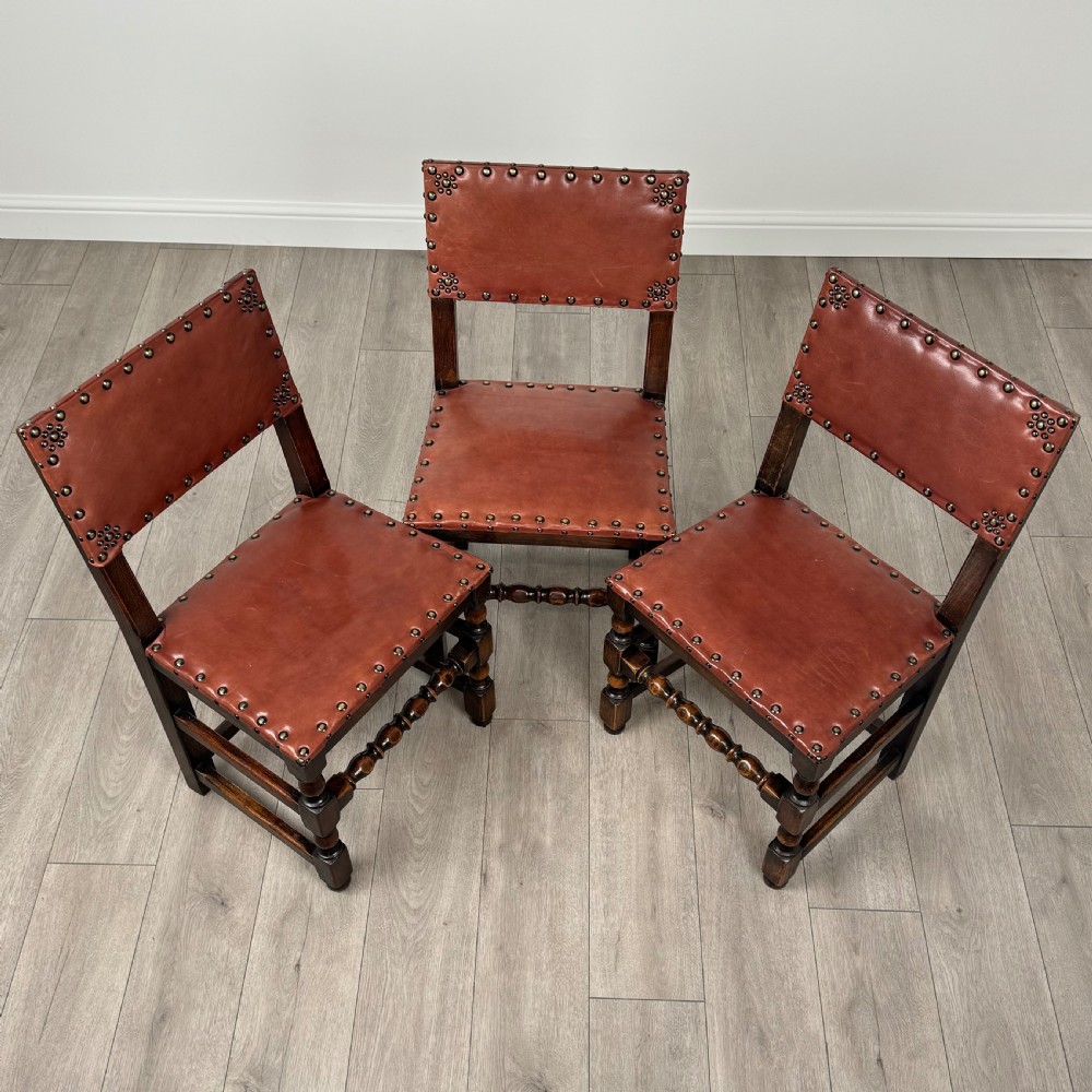 Antique 20th Century Set Of 6 Good Quality Oak Dining Chair’s View X
