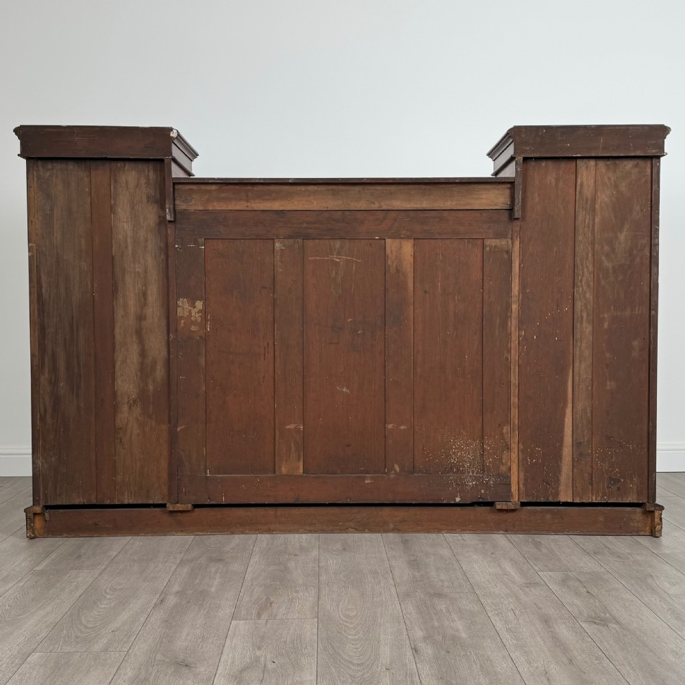 Antique 19th Century Unusual Display Cabinet In Mahogany  View VIII