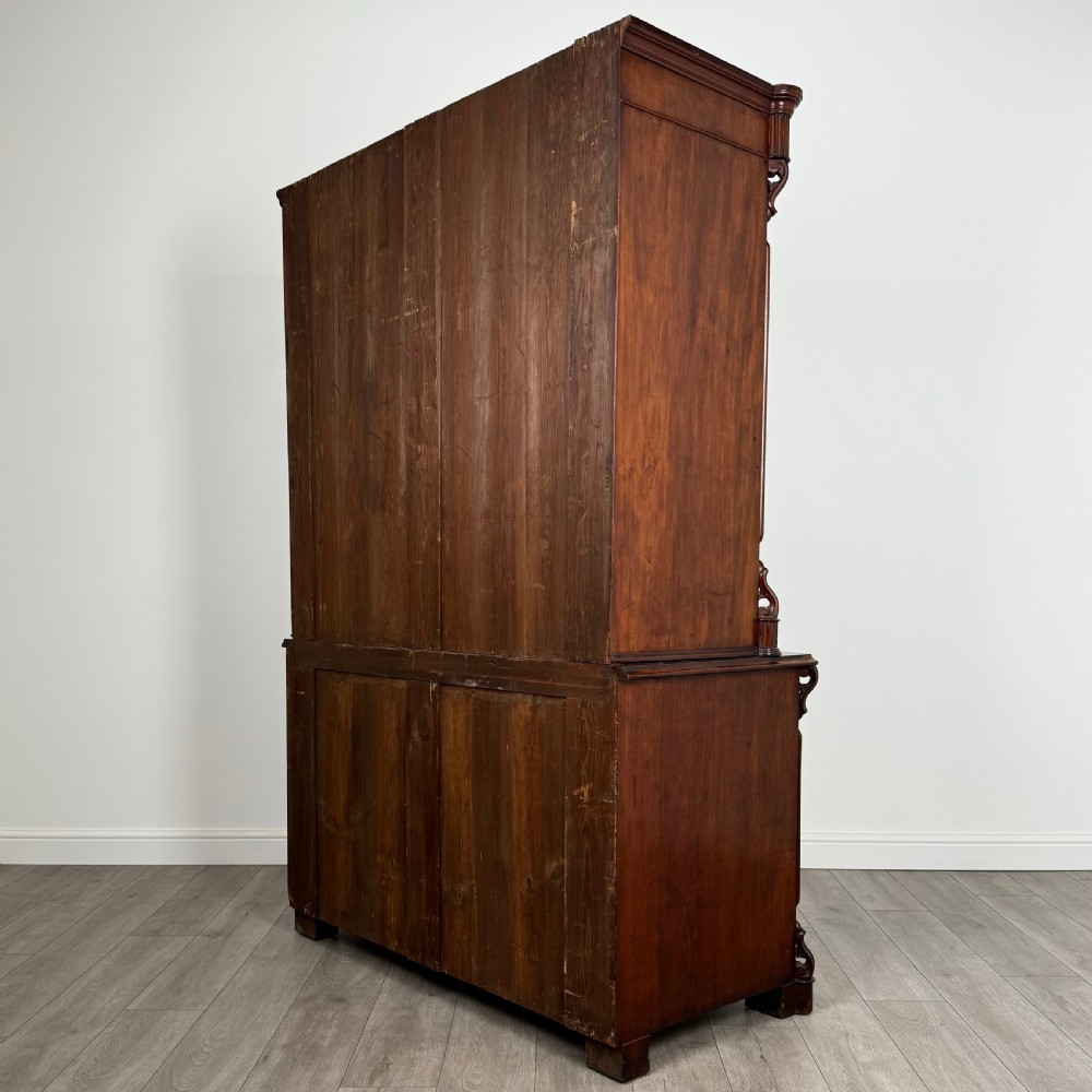 Antique 19th Century Good Quality Bookcase In Mahogany  View VII