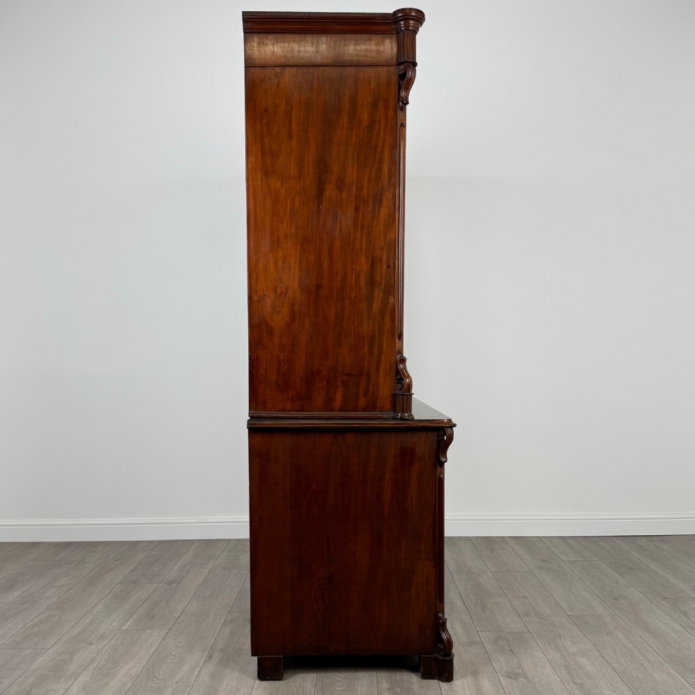 Antique 19th Century Good Quality Bookcase In Mahogany  View VIII