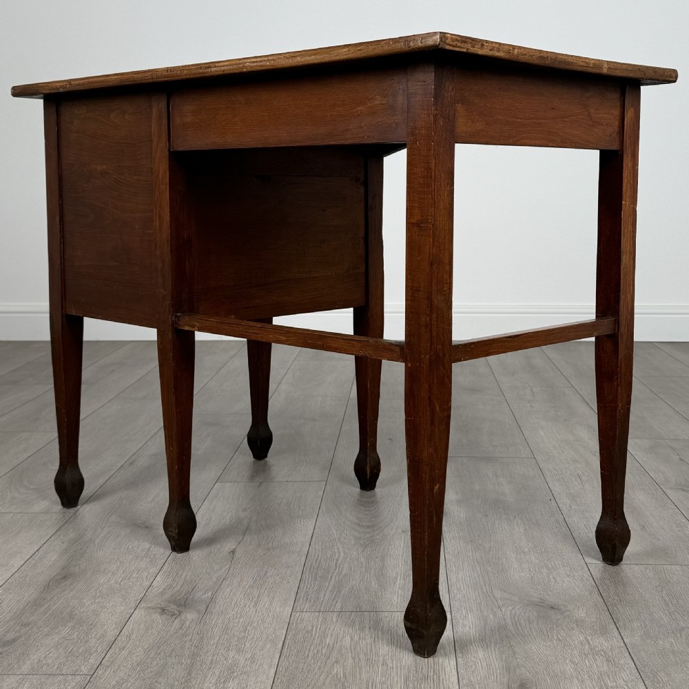 Antique 20th Century Small Oak Desk Of Fine Quality  View VII