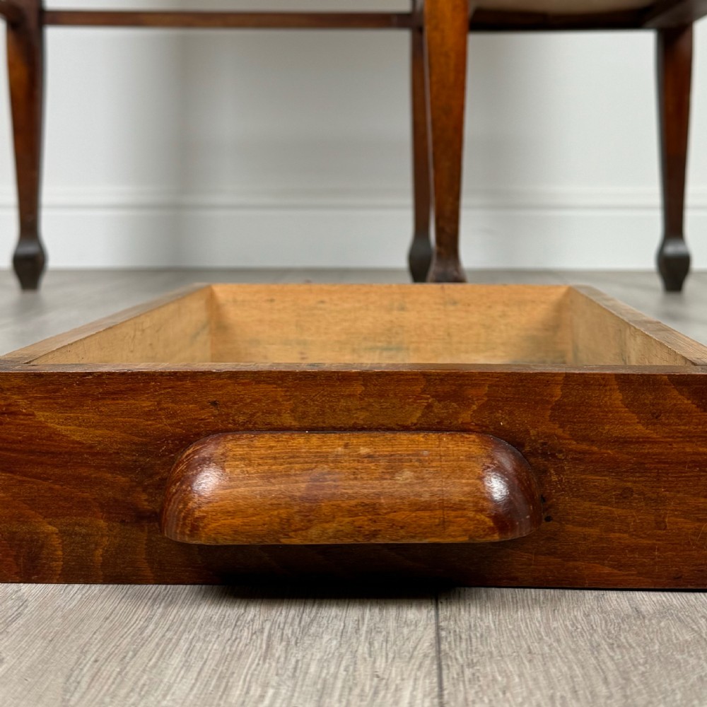 Antique 20th Century Small Oak Desk Of Fine Quality  View XI