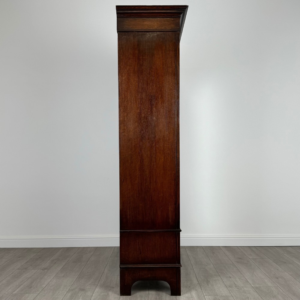 Antique 20th Century Jacobean Style Wardrobe In Oak View VIII