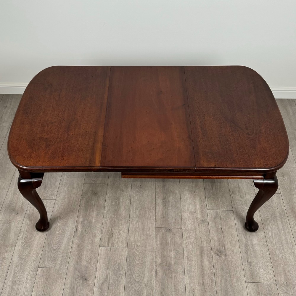  Antique 20th Century Queen Anne Style Mahogany Dining Table  View VII