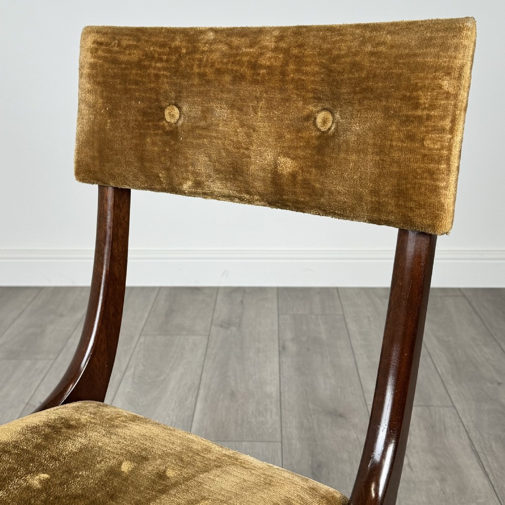 Antique 20th Century Set Of 6 Dining Chair’s In Mahogany  View IV