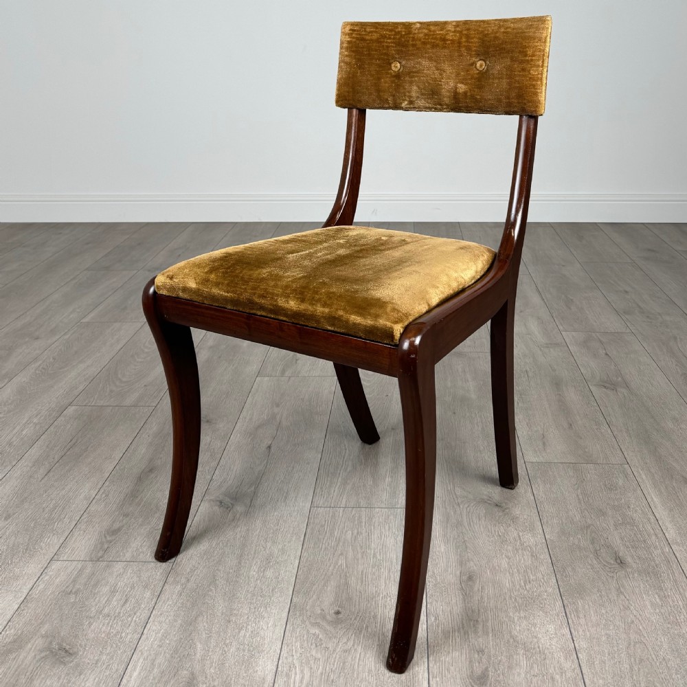 Antique 20th Century Set Of 6 Dining Chair’s In Mahogany  View VI