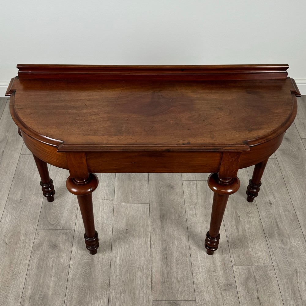 Antique 19th Century Side Table In Mahogany View IX