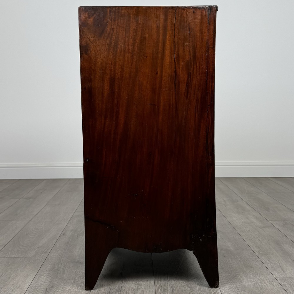 Antique 19th Century Unusual Chest Of Drawers In Mahogany  View IV