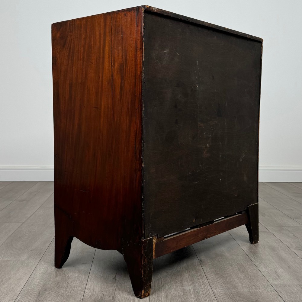 Antique 19th Century Unusual Chest Of Drawers In Mahogany  View VI