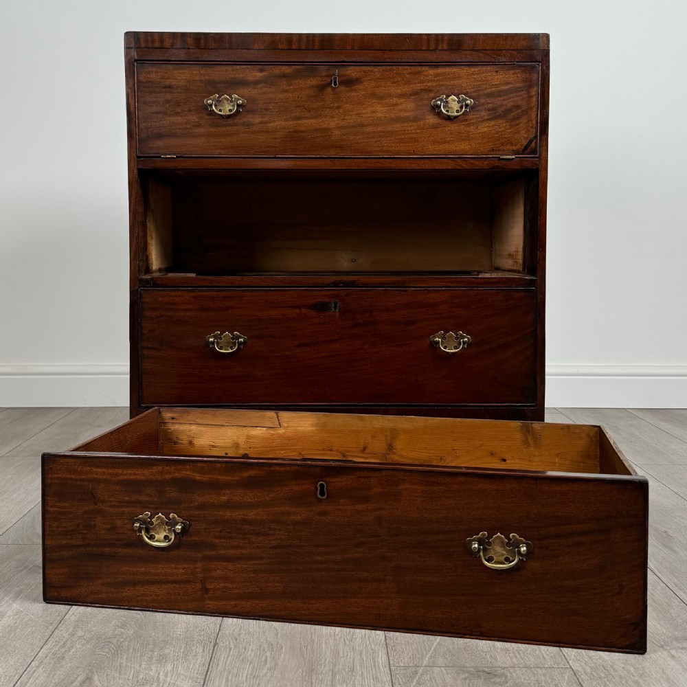 Antique 19th Century Unusual Chest Of Drawers In Mahogany  View XIII