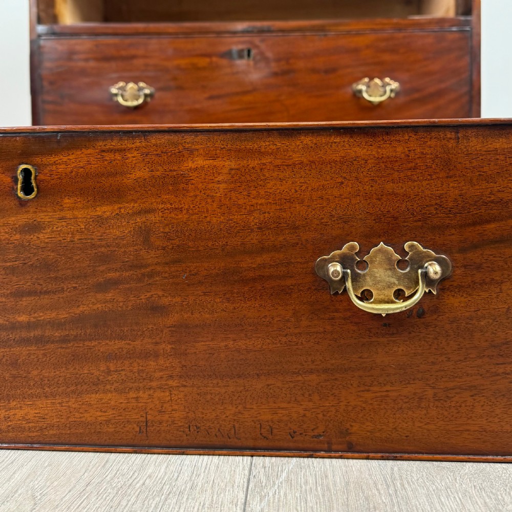 Antique 19th Century Unusual Chest Of Drawers In Mahogany  View XIV