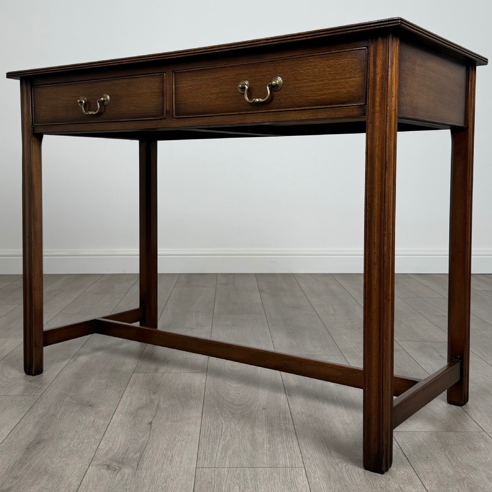  Antique 20th Century Writing Table In Mahogany  View II