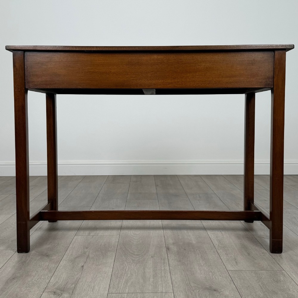  Antique 20th Century Writing Table In Mahogany  View V
