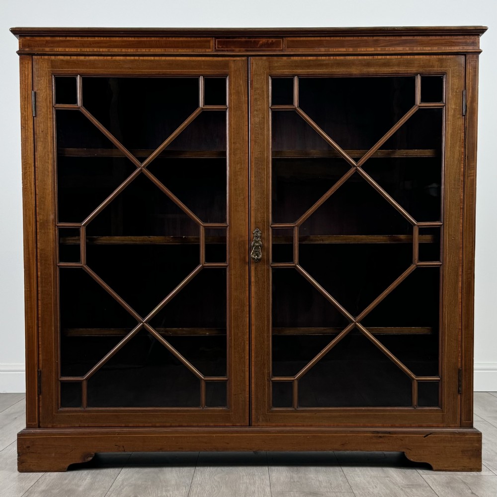  Antique 20th Century Bookcase By Maple & Co In Mahogany 