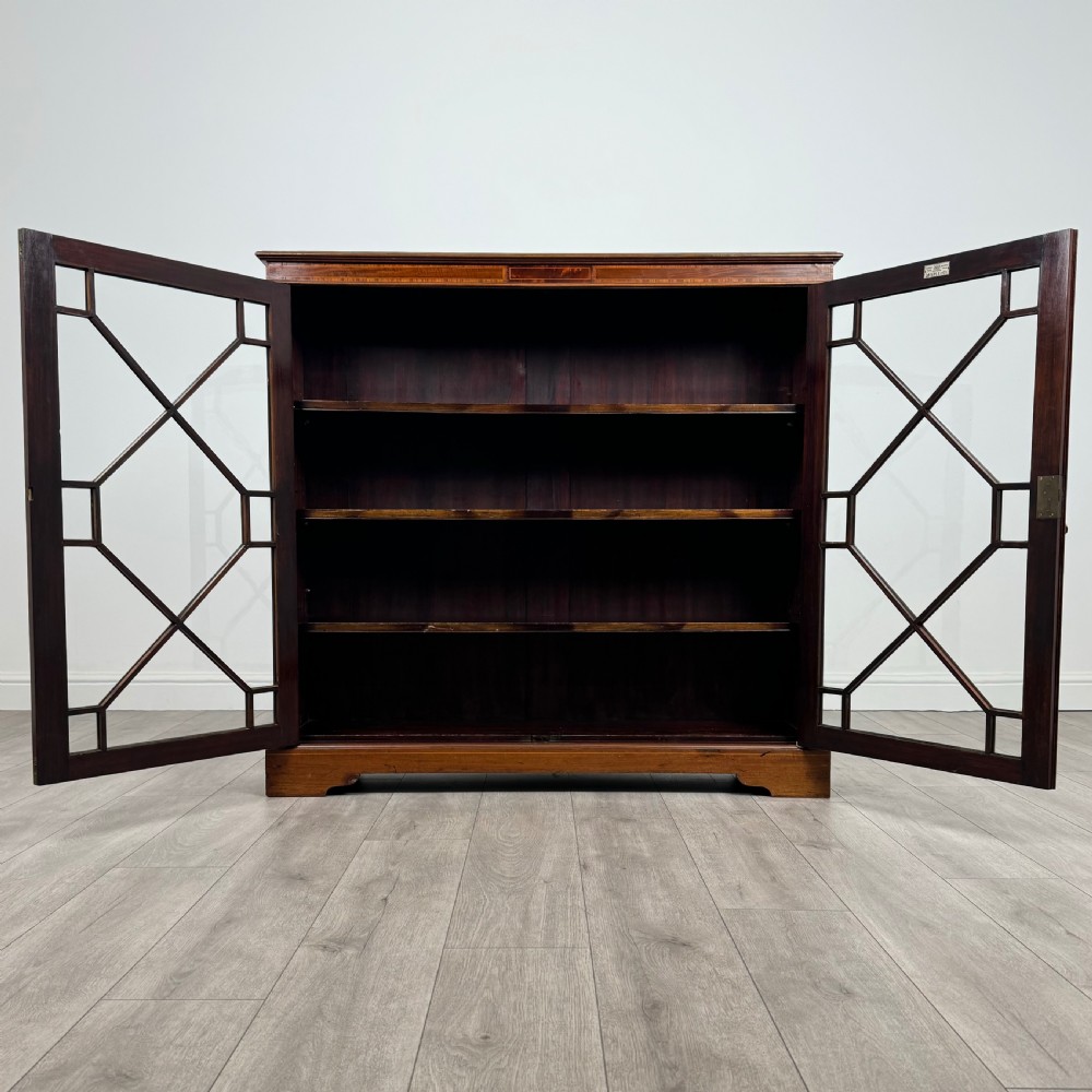 Antique 20th Century Bookcase By Maple & Co In Mahogany  View III