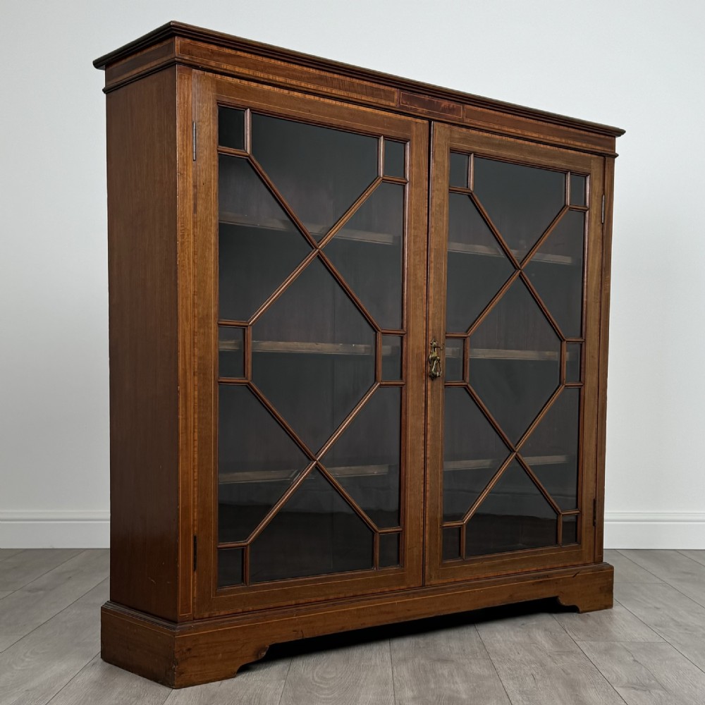  Antique 20th Century Bookcase By Maple & Co In Mahogany  View X