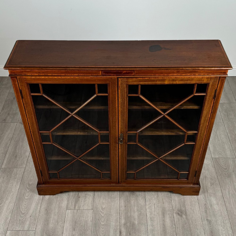  Antique 20th Century Bookcase By Maple & Co In Mahogany  View XI