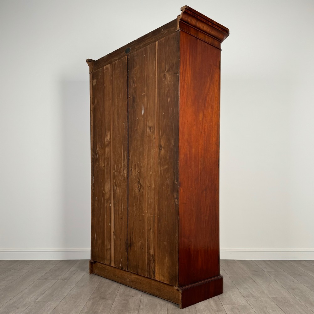 Antique 19th Century Mahogany Wardrobe Of Good Quality  View VII