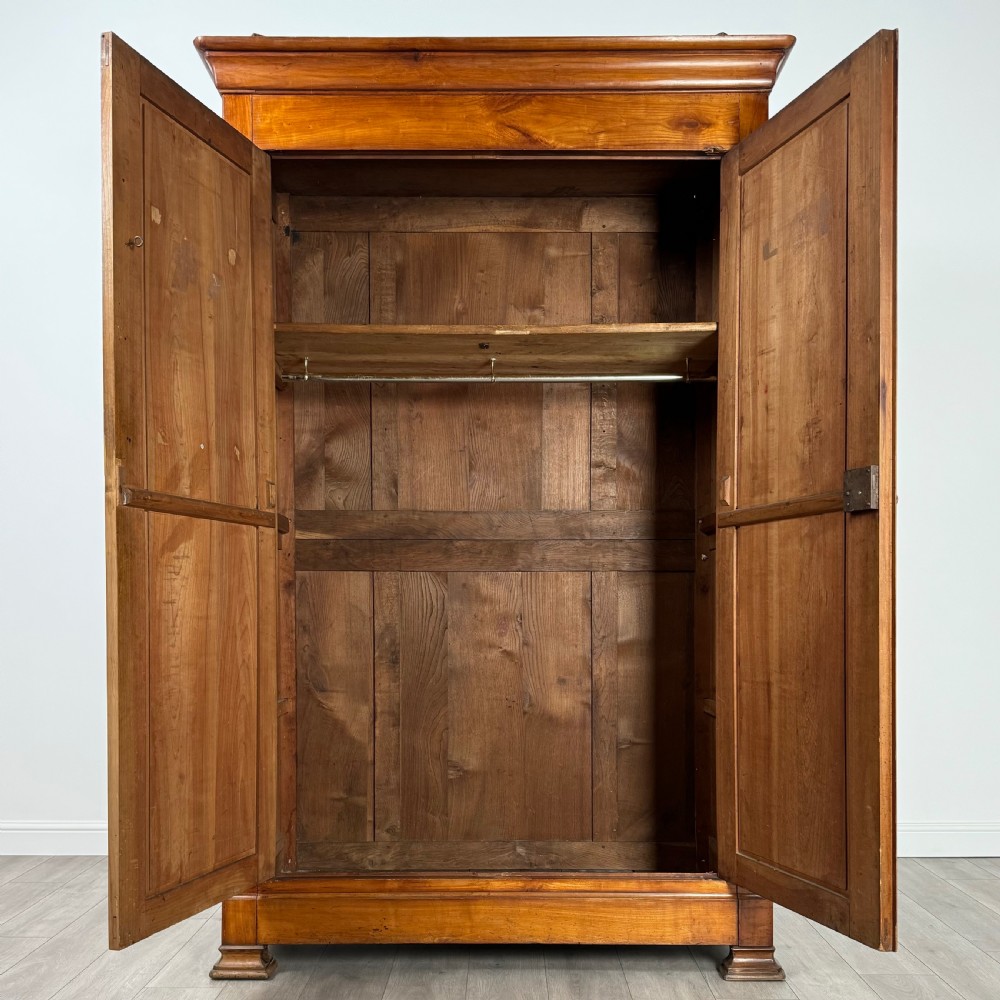 Antique 19th Century Fruitwood Wardrobe Of Good Quality View II